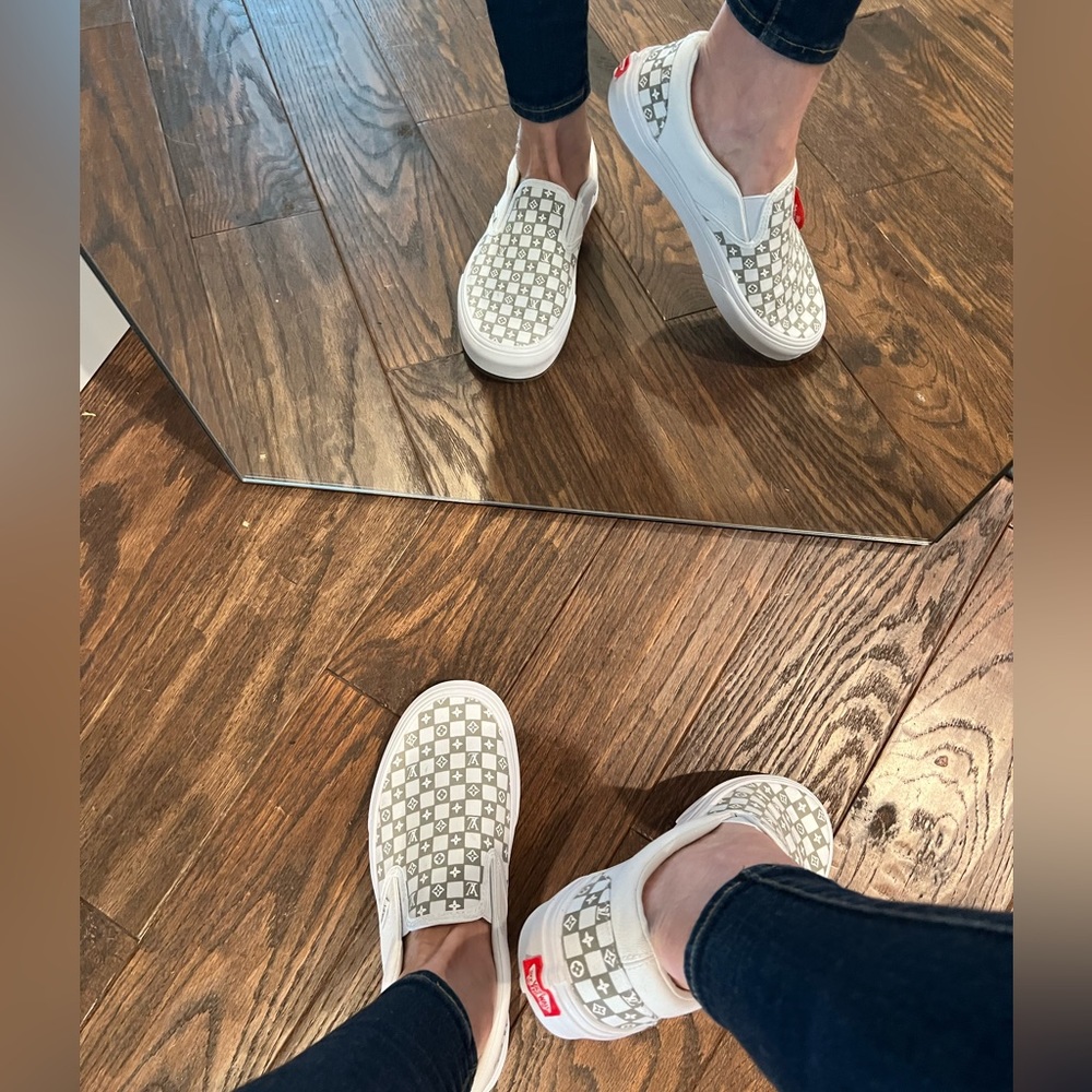 Size 10W Vans• Custom Made w/LV